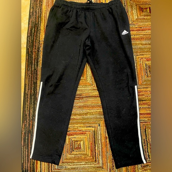 Adidas Black Men’s  Track Pants sweatpants Size Xl - Picture 1 of 5
